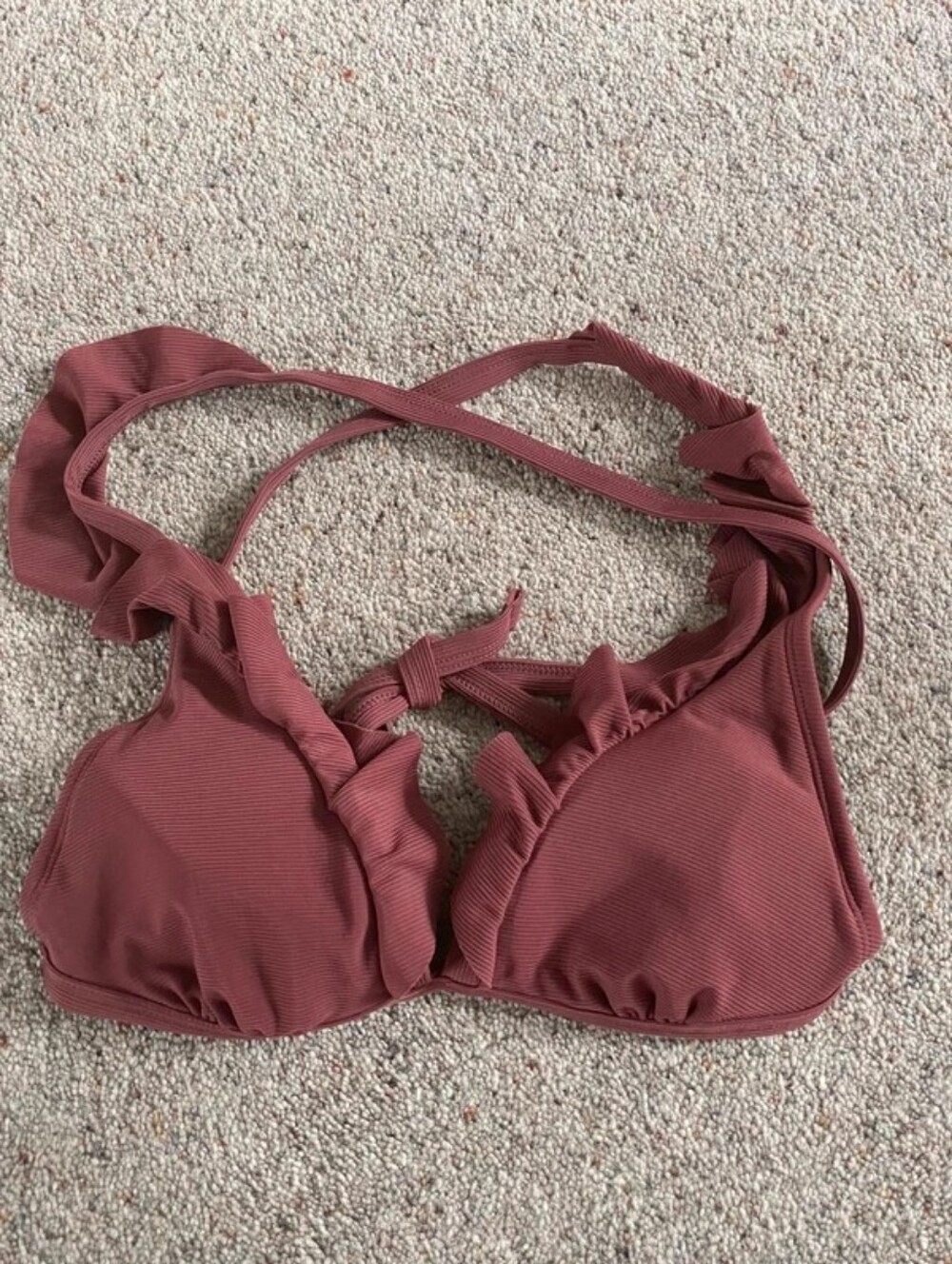 Shade & Shore Forest Green Strappy Bikini Set
